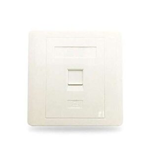 1 Port Cat6 Network Data Faceplate