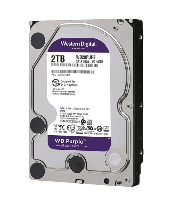 Western Digital WD Purple 2TB Surveillance Hard Disk Drive