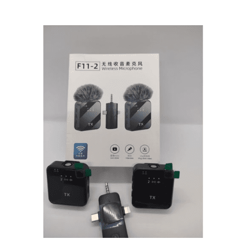 F11 3 in 1 Mini Wireless Microphone