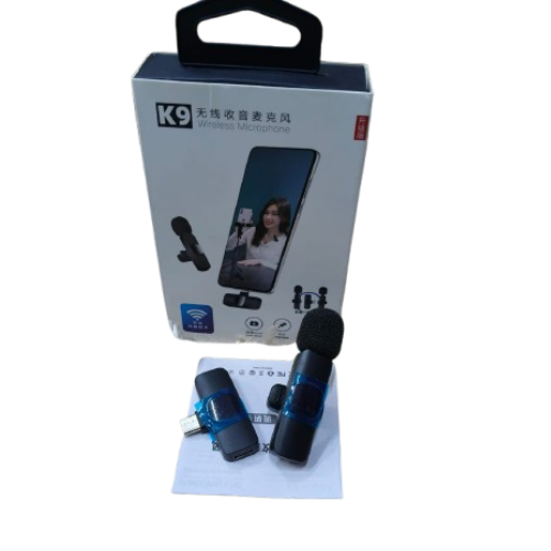 2 in 1 K9 Bluetooth Wireless Microphone